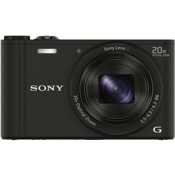 Camera foto Sony DSCWX350B, 18 MP, Negru