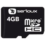 Card de memorie Serioux SFTF04AC04, Micro SDHC, 4GB