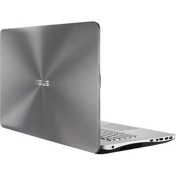 Laptop Asus N751JK-T7174D, Intel Core i7, 8 GB, 240 GB SSD, Free DOS, Gri