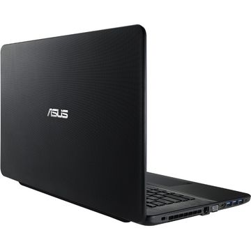 Laptop Asus X751LN-TY026D, Intel Core i5-4210U pana la 2.7GHz, 17.3" HD+ Glare, 8GB, 1TB, GeForce GT840M 2GB, FreeDOS, Negru