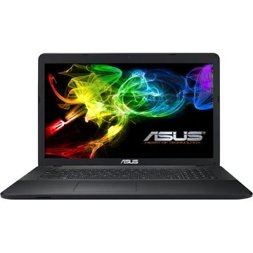 Laptop Asus X751LN−TY012D, 17.3'' HD+, Core i7 4510U, 8GB DDR3, 1TB HDD, Geforce GTX 840M 2GB, Free DOS, Negru