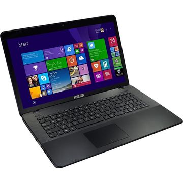 Laptop Asus X751LK-T4027D, Intel Core i7-4510U pana la 3.1GHz, 17.3" FULL HD AntiGlare, 8GB, 1TB + 24GB SSD, GeForce GTX850 2GB, FreeDOS, Gri metalic