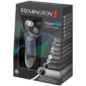 Aparat de ras Remington XR1350, 3 capete pivotante, LED, Acumulator, Trimmer, Wet&amp;Dry, Negru/Gri