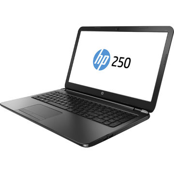 Laptop HP 250 G3 cu procesor Intel Core i3-4005U 1.70GHz, Haswell, 15.6", 4GB, 500GB, DVD-RW, Intel HD Graphics, Free DOS, Negru+ Geanta laptop