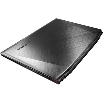 Laptop Lenovo IdeaPad Y50-70 cu procesor Intel Core i7-4710HQ 2.50GHz, Haswell, 15,6", UHD, 16GB, SSD 512GB, nVidia GeForce GTX 860M 4GB, FreeDOS, Negru