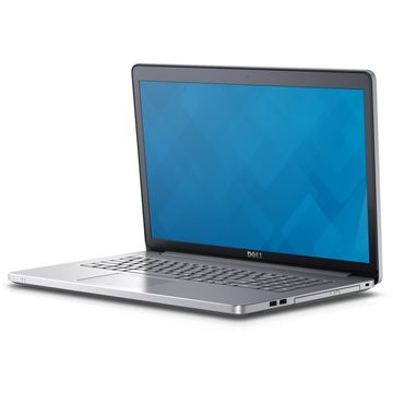 Laptop Dell DIN17HD+I781T2W8, Intel Core i7, 8 GB, 1 TB, Microsoft Windows 8.1, Argintiu