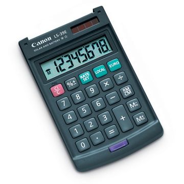 Calculator de birou Canon LS39EBL, 8 digiti, display LCD, Gri