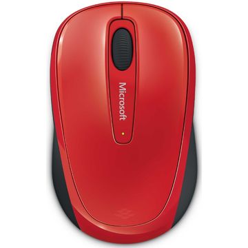 Mouse Microsoft 3500, USB, Red