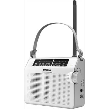 Radio Portabil Sangean PR-D6, FM, AM / MW, Alb