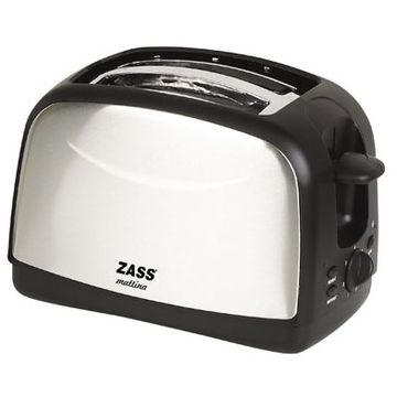 Toaster Zass ZST 07, 800 W, decongelare, reincalzire, anulare, Argintiu / Negru