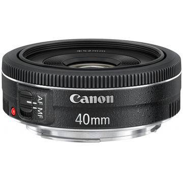 Obiectiv Canon EF 40mm/ F2.8 STM Pancake, Negru