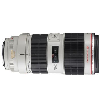 Obiectiv Canon EF 70-200mm/ F2,8 L IS II USM, Alb / Negru