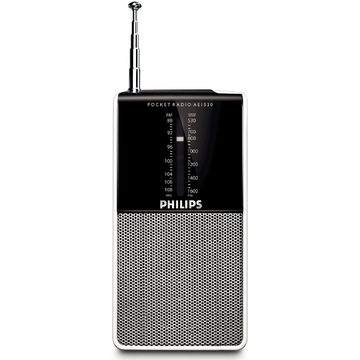 Radio portabil Philips AE1530/00, Negru / Argintiu