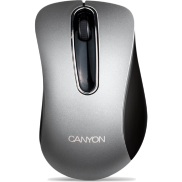 Mouse Canyon CNE-CMS3, Optic, 800 dpi, USB, Argintiu