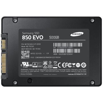 SSD Samsung MZ-75E500B/EU, SATA3, 500GB, 7 mm