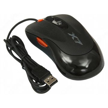 Mouse A4tech X-705K, Optic, 2000dpi, Negru, Buton "3XFire"