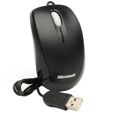 Mouse Microsoft 4HH-00002 Wired optic Compact Optical for business Negru