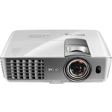 Videoproiector BenQ W1080ST+, DLP, FHD 1920 x 1080, 2000 lumeni, 10.000:1, lampa 3500 ore, Alb