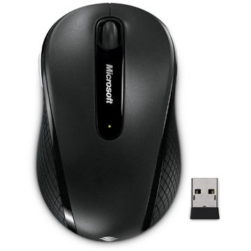 Mouse Microsoft 4000M/W Wireless, Negru, USB