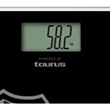 Cantar de baie Taurus FCB Scale, 150 Kg, display LCD, diviziunea 100 g, Negru