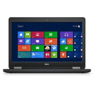 Laptop Dell CA019LE5550BEMEA_WIN-05, Intel Core i5, 8 GB, 500 GB, Microsoft Windows 7 Pro + Microsoft Windows 8.1, Negru