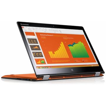 Laptop Lenovo 80JH005-URI, Intel Core i7, 8 GB, 256 GB SSD, Microsoft Windows 8.1, Portocaliu