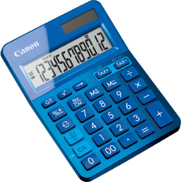 Calculator de birou Canon LS123KBL, 12 digits, Albastru