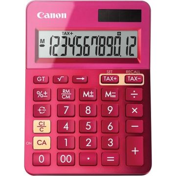 Calculator de birou Canon LS123KPK, 12 digits, Roz