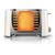 Toaster Philips HD4825/00, 800 W, Alb / Inox