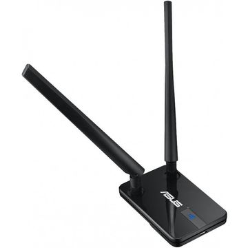 Adaptor wireless Asus USB-N14, 300Mbps, USB2.0, 2 antene detasabile 5dBi