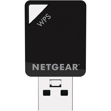 Adaptor wireless NetGear A6100-100PES, Dual-band, 433/150Mbps, USB2.0
