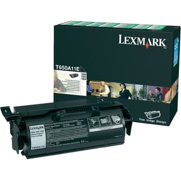 Lexmark Toner T650A11E, Negru