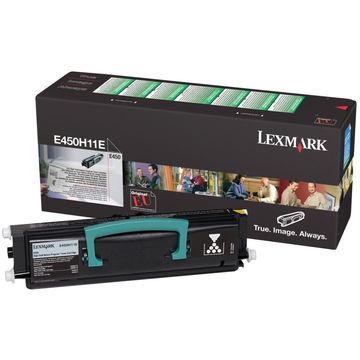 Lexmark Toner E450H11E, Negru