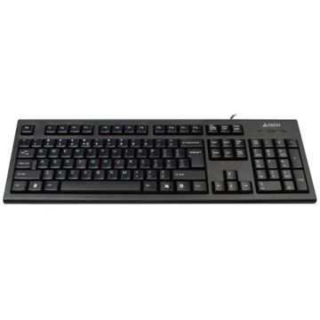 Tastatura A4tech KR-85, PS2, Office, Negru
