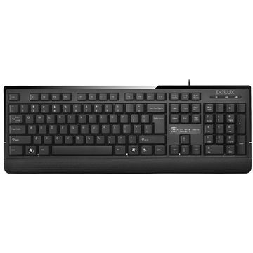 Tastatura Delux DLK-6010P, PS2, Office, Negru