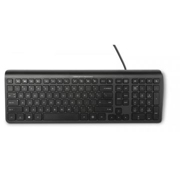 Tastatura HP K3000, USB, Multimedia, Slim, Negru