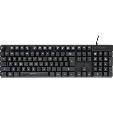 Tastatura Serioux SRXK-KBL-003, USB, Multimedia, Negru