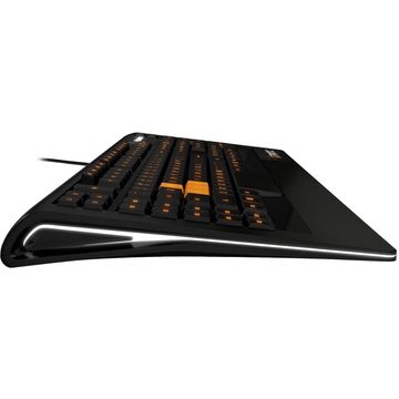 Tastatura SteelSeries APEX FNATIC, USB, Gaming, Taste iluminate, Negu