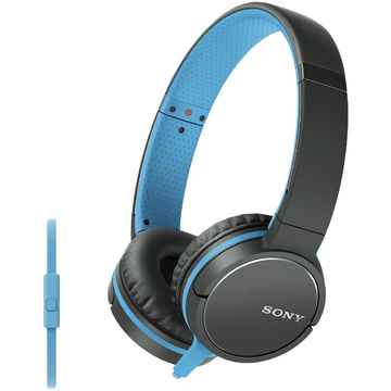 Casti Sony MDR-ZX660AP, Cu Microfon, Cu Fir, Albastru