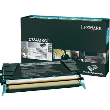 Lexmark Toner C734A1KG, Negru