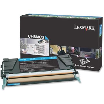 Lexmark Toner C746A1CG, Cyan