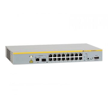 Switch Allied Telesis AT-8000S/16-50, 16 porturi FastEthernet, 1 port SFP,  Rackabil, Stackabil