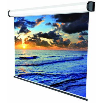 Ecran de proiectie Sopar Rubin White 5501, Electric, 500 x 375 cm, Telecomanda cu fir