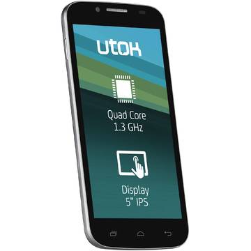 Telefon mobil Utok Q50, 1 GB RAM, 8 GB, Negru