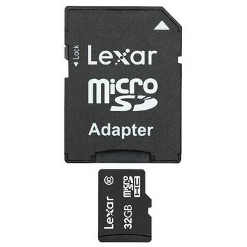 Card de memorie Lexar LSDMI32GABEUC10A, 32GB, MicroSDHC, Adaptor SD