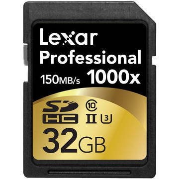 Card de memorie Lexar LSD32GCRBEU1000, 32GB, SDHC, CLS10