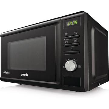 Cuptor cu microunde Gorenje MMO20DBII, 20 l, 800 W, 5 Programe, LCD, Negru