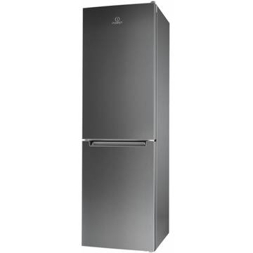 Combina frigorifica Indesit LI8 FF2I X, 305 l, Clasa A++, H 189 cm, Racire frigider Full No-Frost, Inox