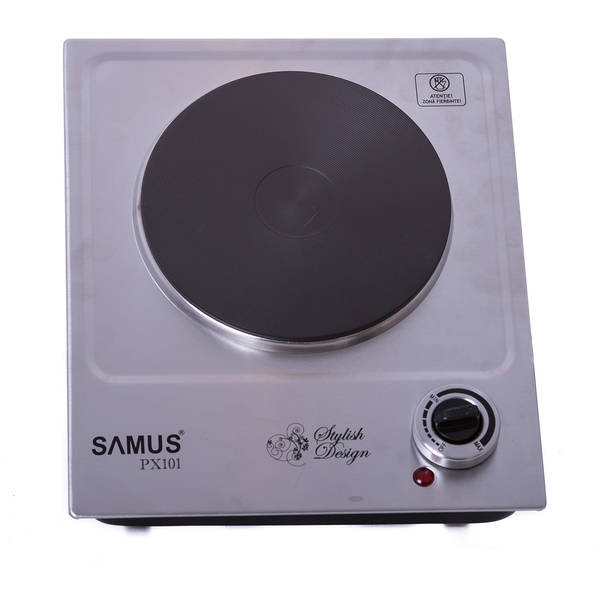 Plita electrica Samus PX101, 1 arzator, control mecanic, putere 1500 W