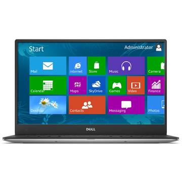 Laptop Dell DXPS13UHDTI78256W, Intel Core i7, 8 GB, 256 GB SSD, Microsoft Windows 8.1, Argintiu